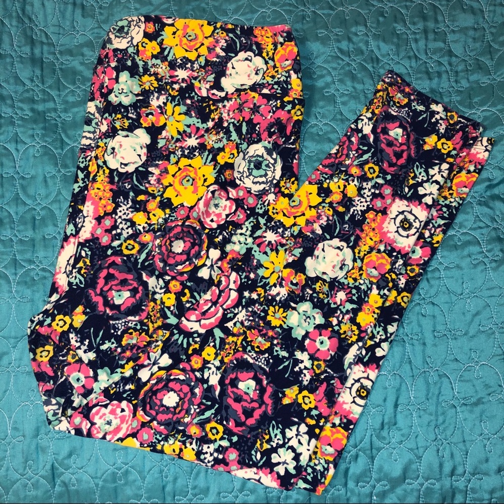 Lularoe TC2 Leggings Floral